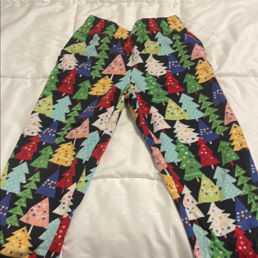 Red and Green Dinosaur Pajama Bottoms
